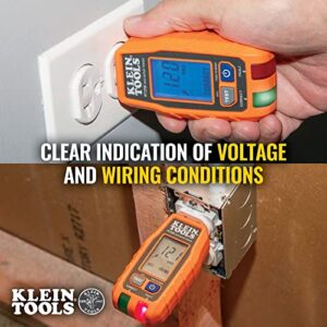 Klein Tools RT250 GFCI Outlet Tester with LCD Display, Electric Voltage Tester for Standard 3-Wire 120V Electrical Receptacles,Green/Red - Image 13
